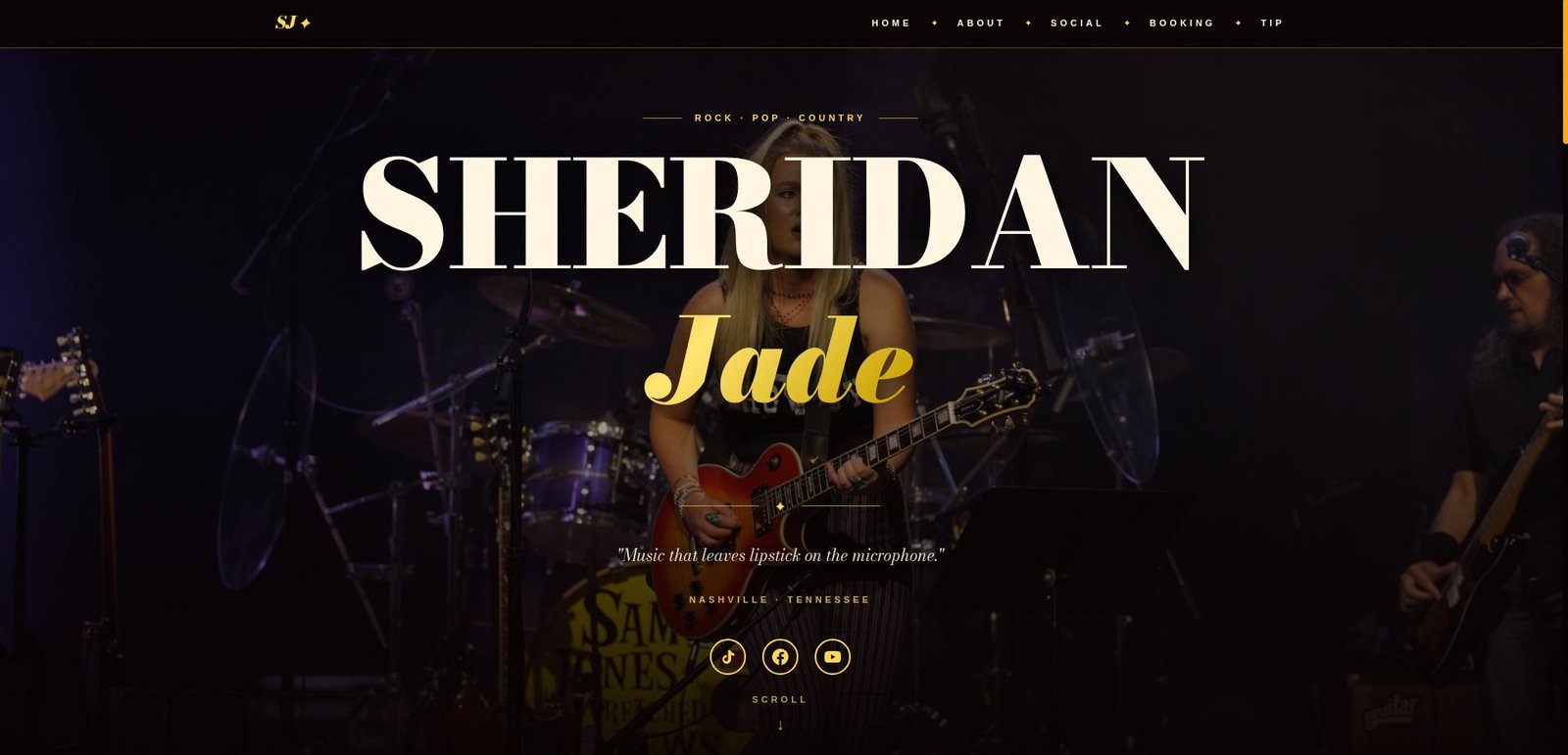 Screenshot of Sheridan Jade
